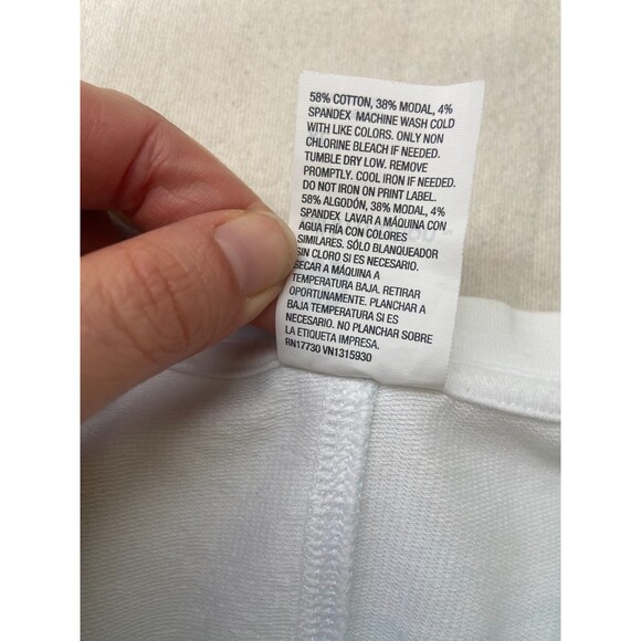 All in Motion Women's XL Tie-Dye French Terry Crewneck Sweatshirt Side Pockets - Picture 4 of 10